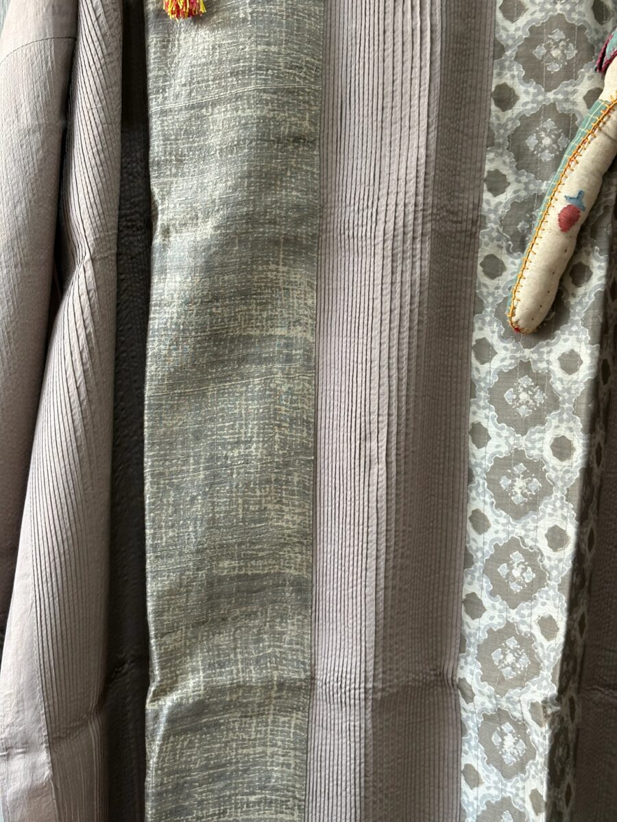 Cotton with Ajrakh and Pintucks - Image 2