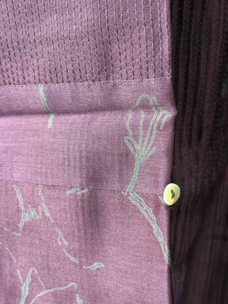 Chanderi - Print and Tucks - Image 3