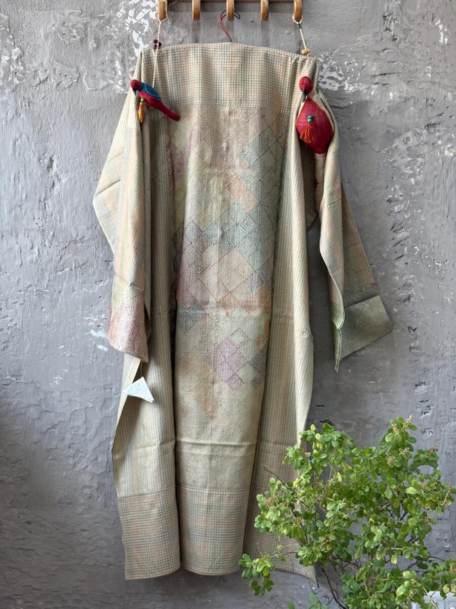 Tussar - Kantha and Textured - Image 4