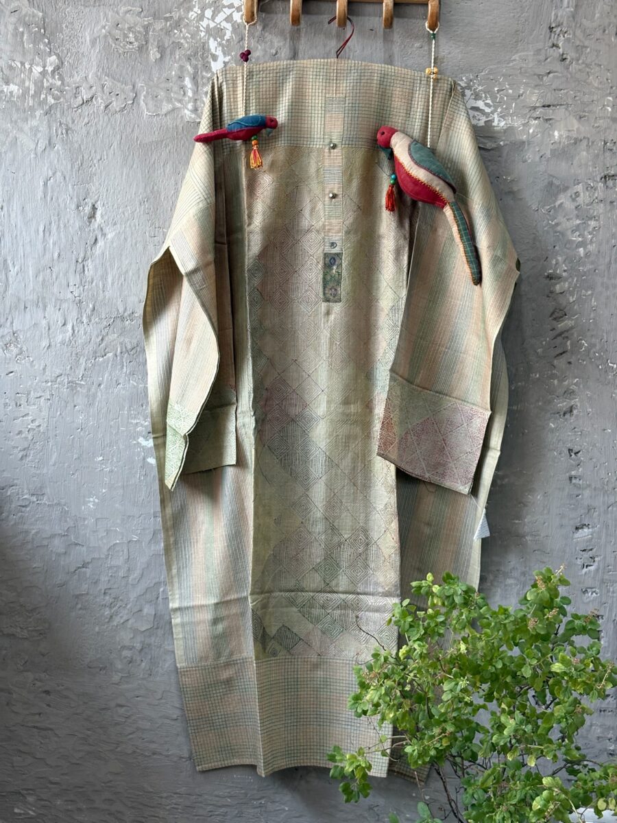 Tussar - Kantha and Textured