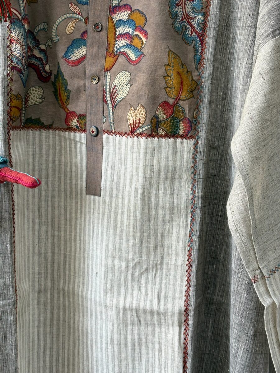 Handloom Cotton - Hand-joined Hand-embroidered - Image 2